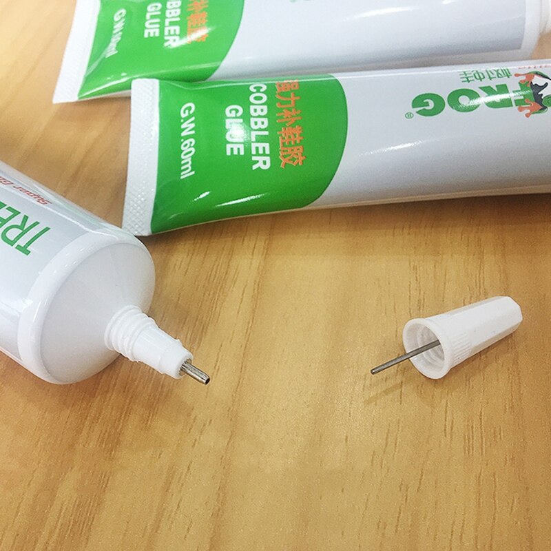 60ml Super Klebstoff Reparatur Kleber für Schuh Leder Gummi Holz Starke Bindung Schuh M06 21