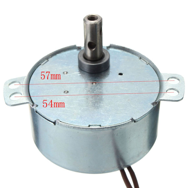AC 220-240V Turntable Synchronous Motor 15/18 r/min 3.5/3W CW Widely used in electric fans heaters microwave oven