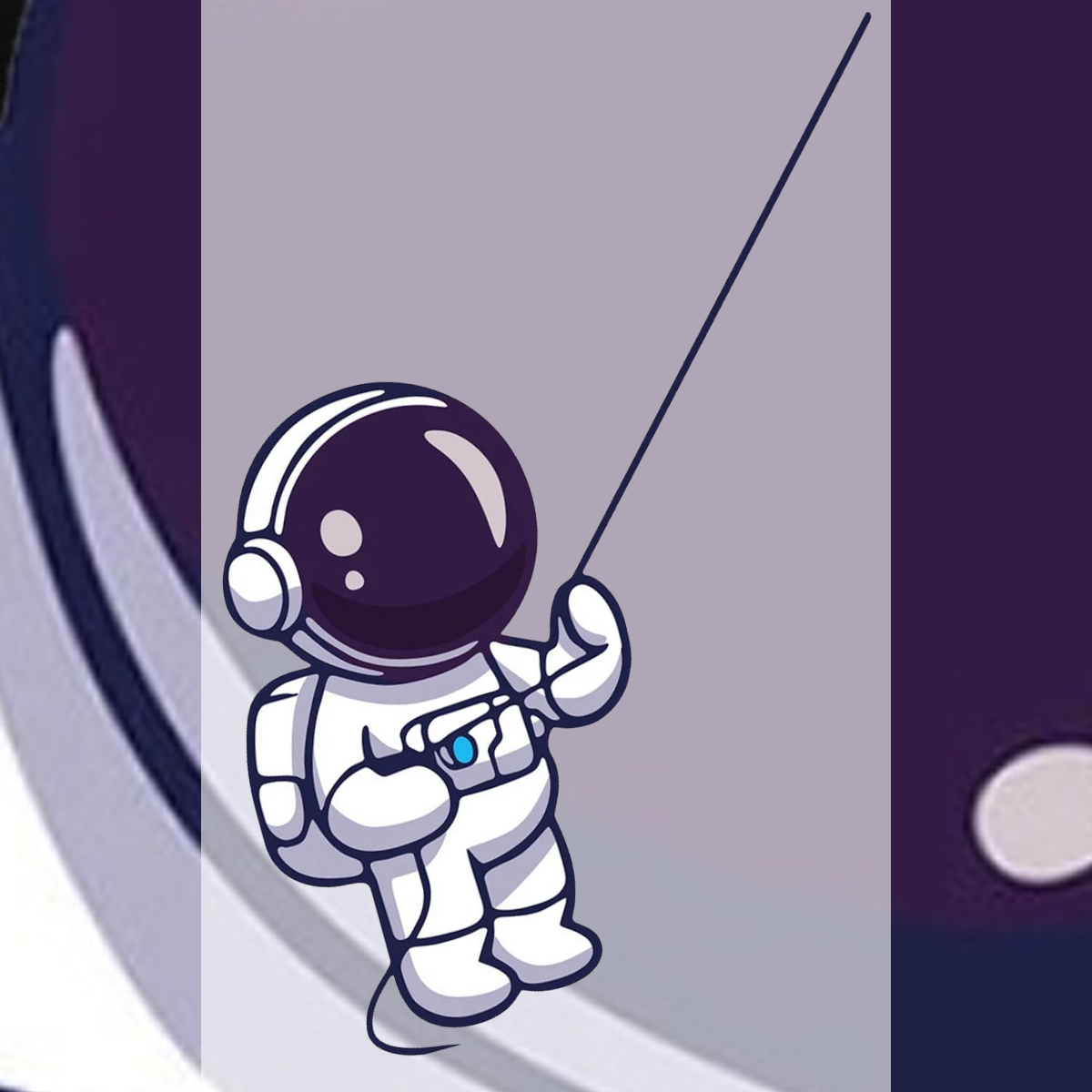 Astronaut Reflective Car Stickers Decor accesorios Motorcycle Scooter Body Window Windshield Fuel Tank Cover Rear Tail Decals: Dark Grey