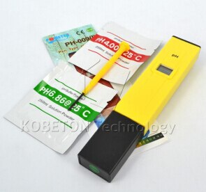 Portable Pen Pocket Digital Water PH Meter Tester Measure Range 0.0-14.0pH for Aquarium Pool Water Laboratory Soil: 1
