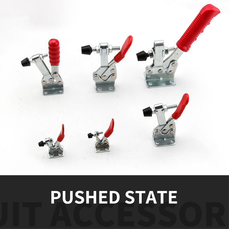 Abrazadera de palanca Horizontal para fijar en forma de U, 1 Uds., 100kg, 200kg, 225kg, clip rápido, herramienta de mano, 201, 201A, 201B, 201C, 203F, 225D