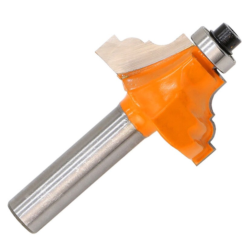 1Pcs 8mm Shank Chamfering Wood Router Bit With Bearing Line Tools Woodworking Tools Trimming Milling Cutter