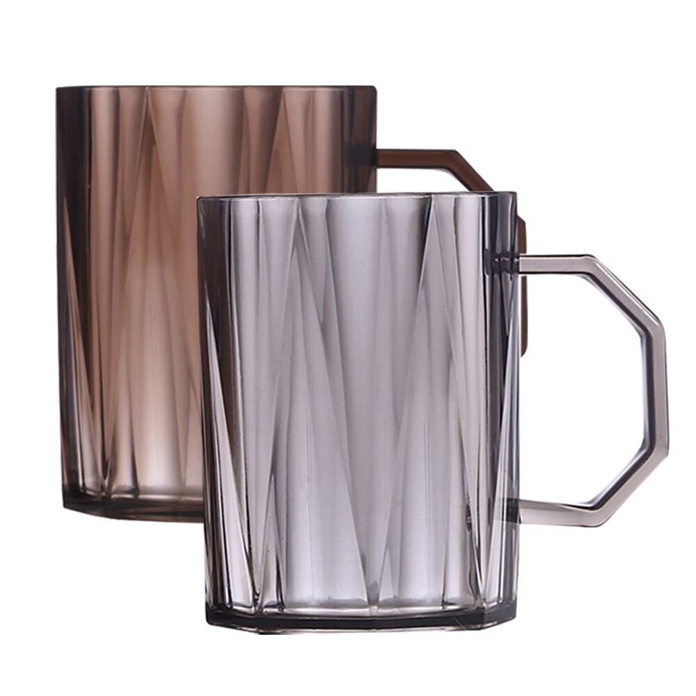 2Pcs Simple Toothbrush Cup Washing Cup Toothbrush Cup Set for Home