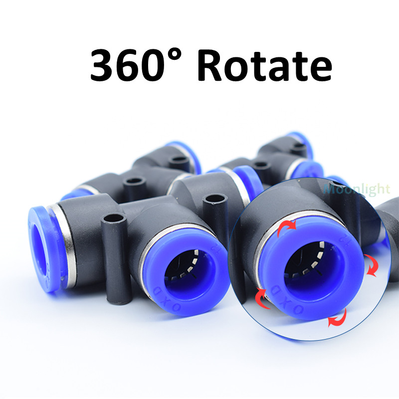 1PCS PE PEG Blue Pneumatic Fitting Pipe Connector Tube Air Quick Fittings Water Push In Hose Couping 4mm 6mm 8mm 10mm 12mm