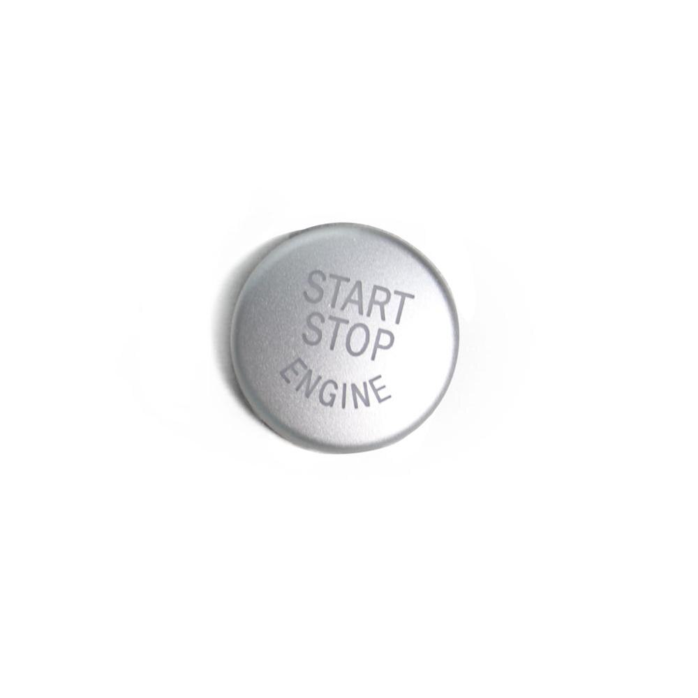 Bouton de démarrage et d&#39;arrêt de remplacement, pour BMW X1 X5 E70 X6 E71 Z4 E89 3 5 Series E90 E91 E92 E93 E60 E84 E83 E70 E70 E70: Silver