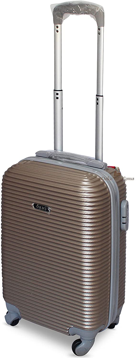 Ormi carro Mod 165 Rigido en Abs 52 Cm 32 Litri 4 Ruote de Bagaglio a Mano (Oro) : Ormi