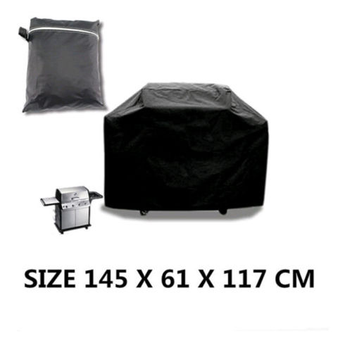 Bbq grill trekk støvtett vanntett grill trekk regn grill solskjerm bbq cover