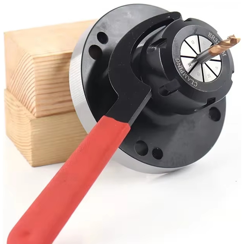 ER16 ER50 ER25 ER32 125 ER40 chuck 100mm 80mm Mini Flange Four Axis cartridge Collet Fixture Chuck For CNC Milling Lathe Tool