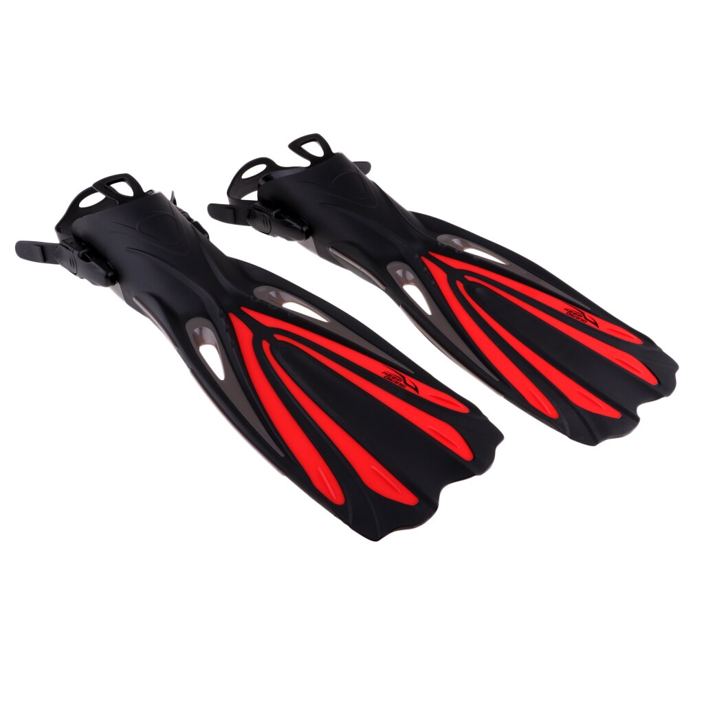 Snorkeling Fins Scuba Diving Fins Adjustable Adult Swim Speed Fins for Sea Swimming Accessories