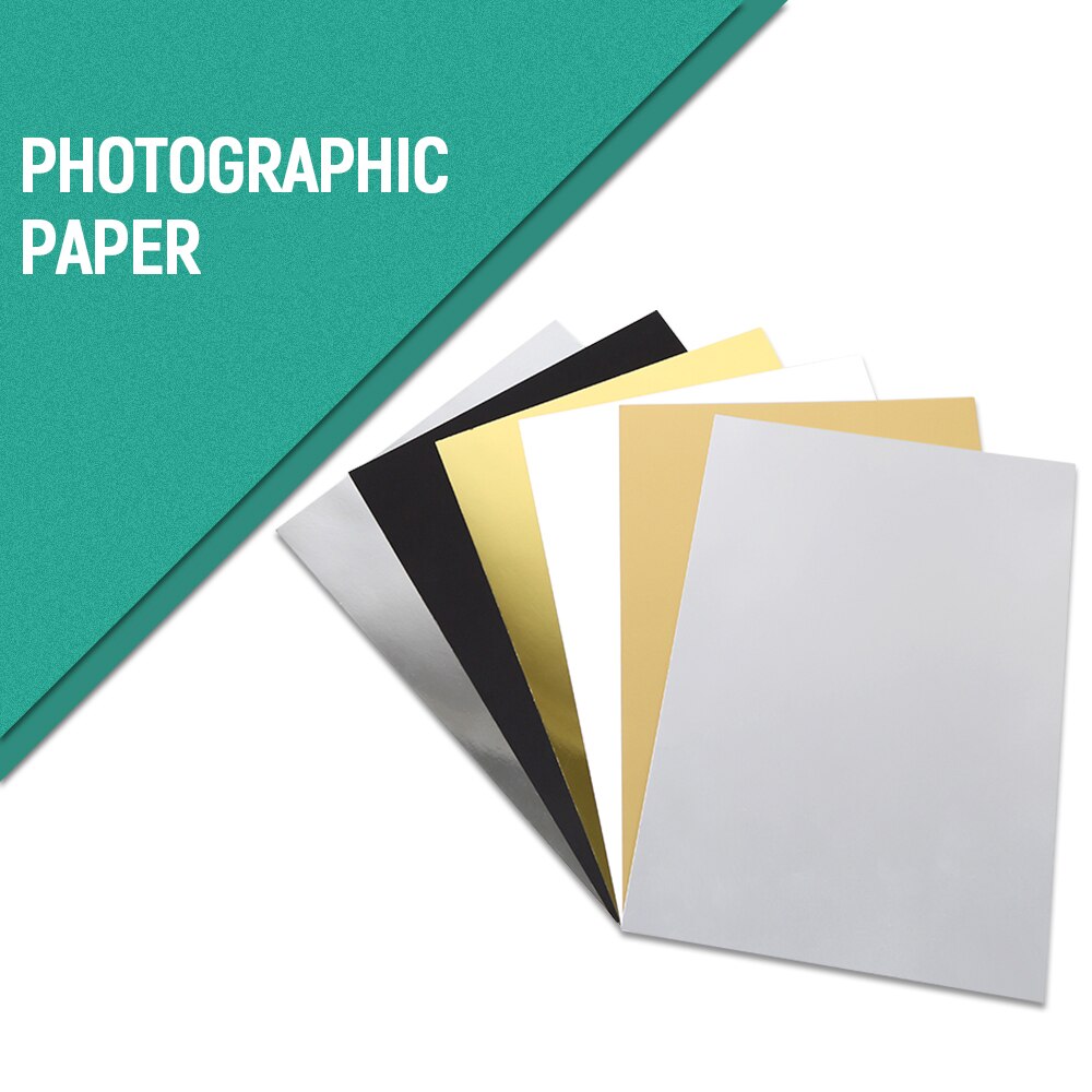 Photography A4 Background Cardboard Golden Black Silver Reflector Absorb Light Thick Reflective Paper Cardboard Small Bracket: Cardboard Paper