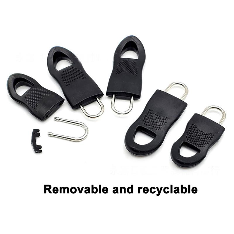 Tirette de remplacement, 8 pièces, tirette de fermeture éclair, étiquette de corde, fixateur de fermeture éclair, boucle cassée, sac à languette, valise, sac à dos, tente