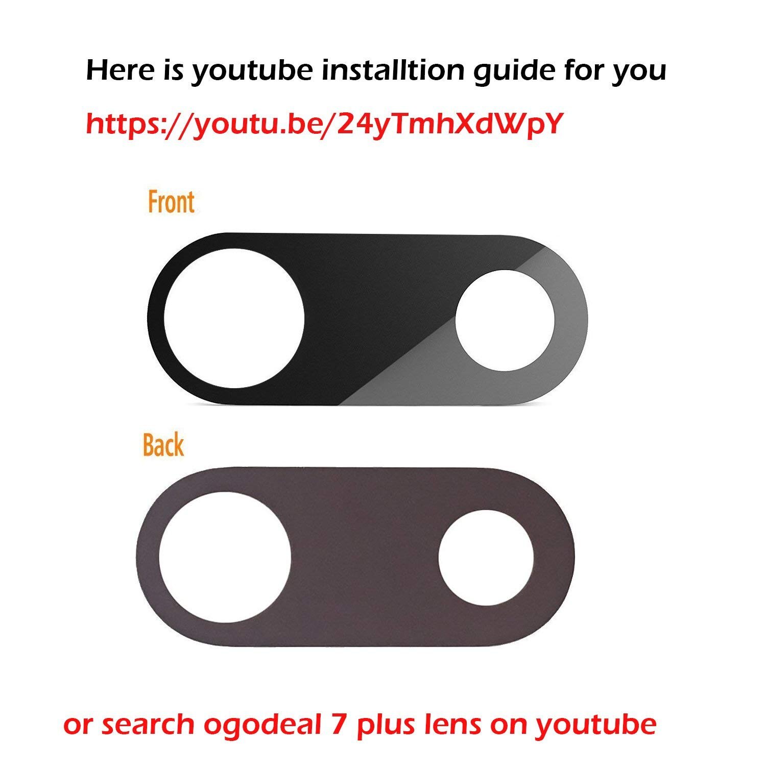 OEM Rear Back Camera Glass Lens Cover Replacement for iPhone 8 Plus and iPhone 7 Plus Original with Adhesive and Repair Tools