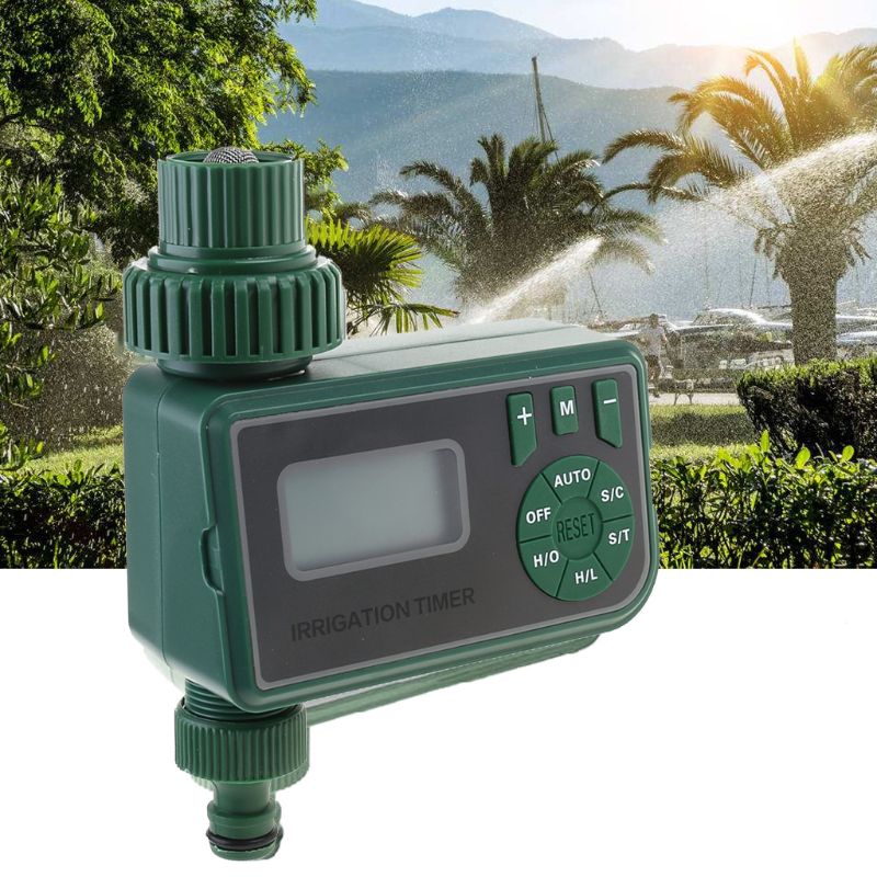 Smart Watering Timer Single Outlet Programmable Large LCD Irrigation Controller D2TD