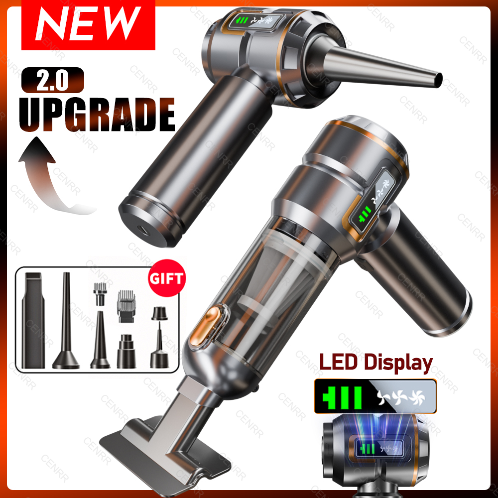 Auto Stofzuiger 998000PA Mini Draadloze Krachtige Sterke Scution Blower Auto Cleaner Handheld Draagbare Auto Stofzuigers