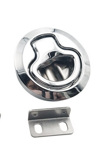 High grade Flush Pull Slam Latch With Lock Door For RV Marine Boat Suitable: Without key