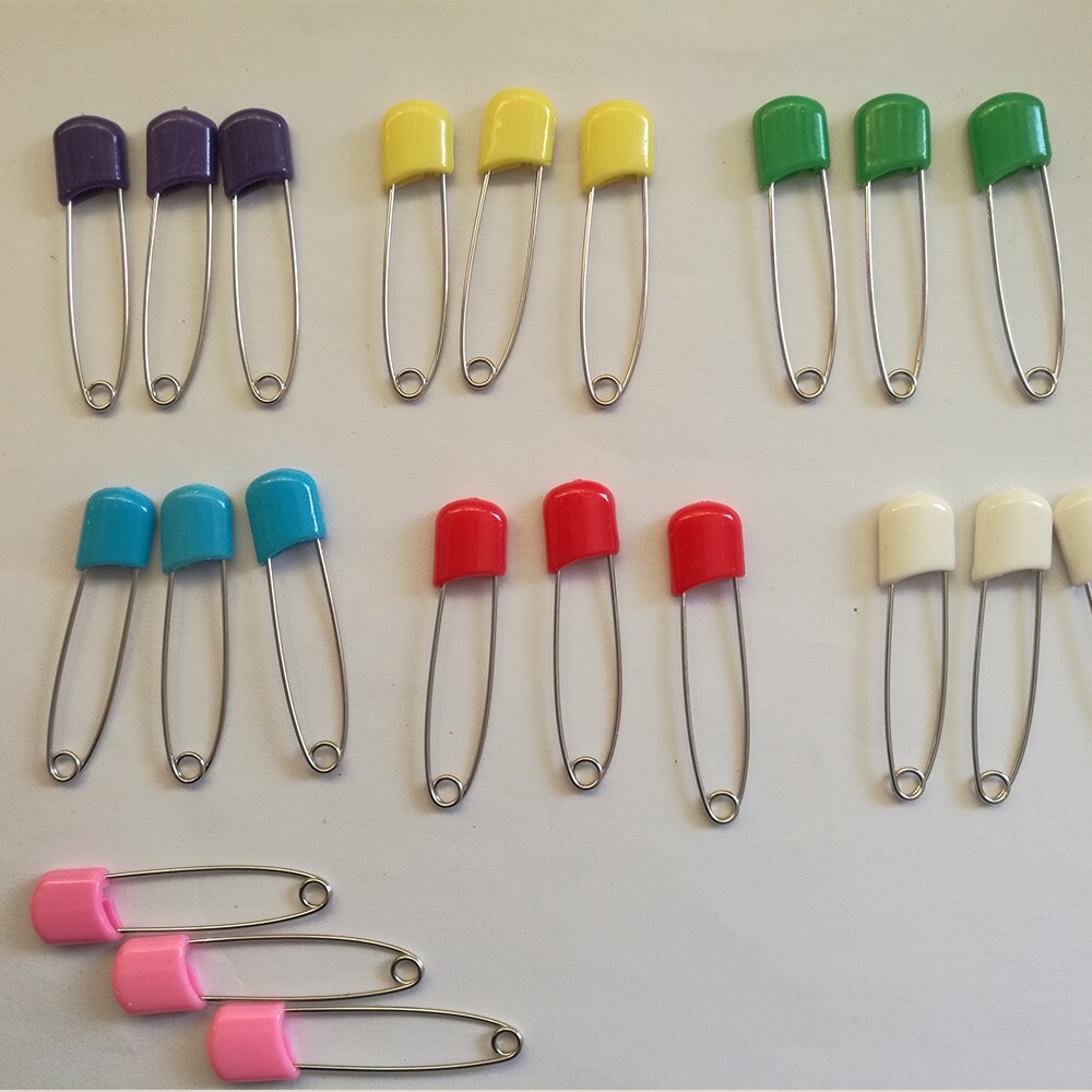 15 stuks kleurrijke babyluiers met veiligheidsvergrendeling, luierspelden voor baby's en baby's