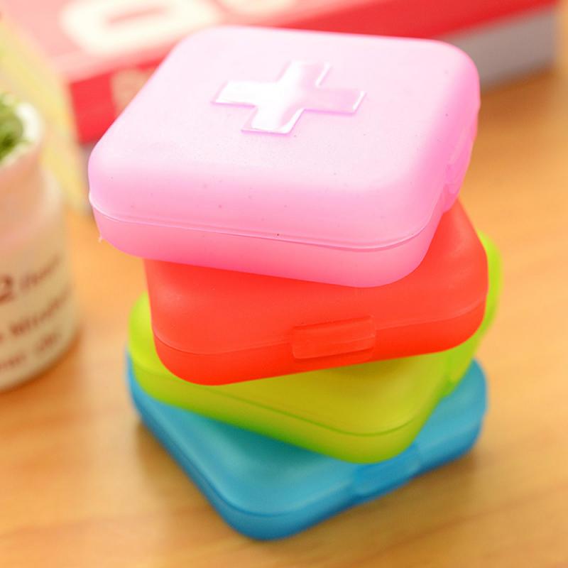 4 Slot Pill Box Medicine Tablet Dispenser Storage Case Portable Travel Empty Medicine Organiser Containers TSLM2