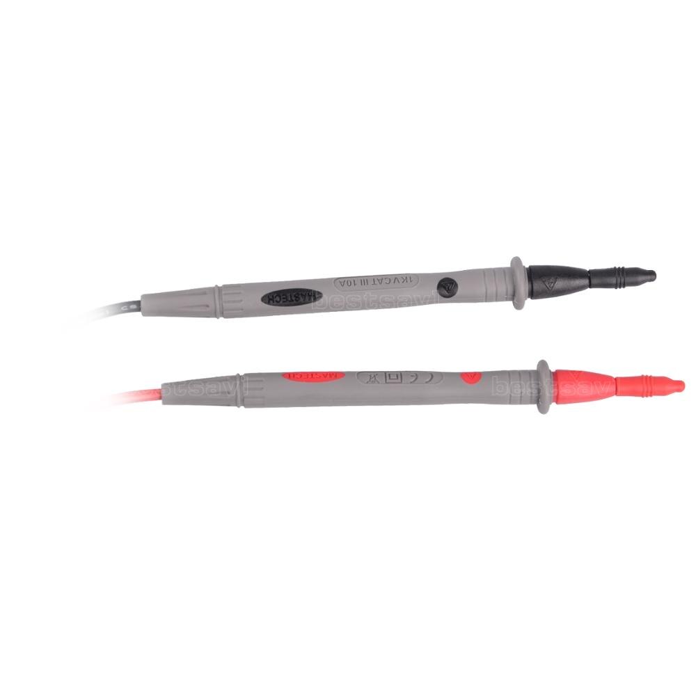 MASTECH T3018 10A Test Lead Probe 100 cm voor DMM Digitale Multimeter Klem Meter multimetros multimetr