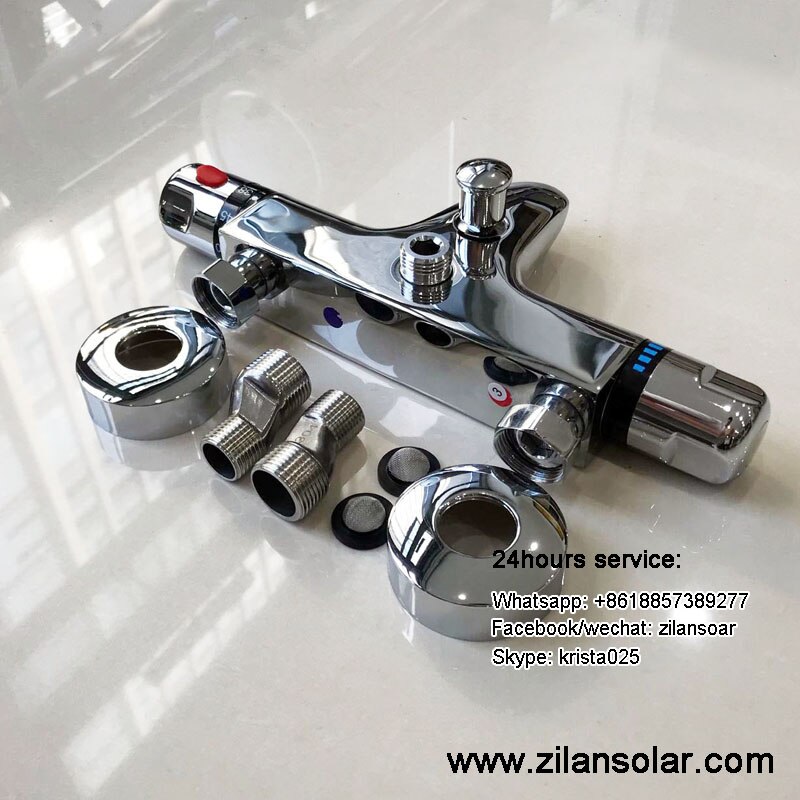 Thermostatic shower mixing valve