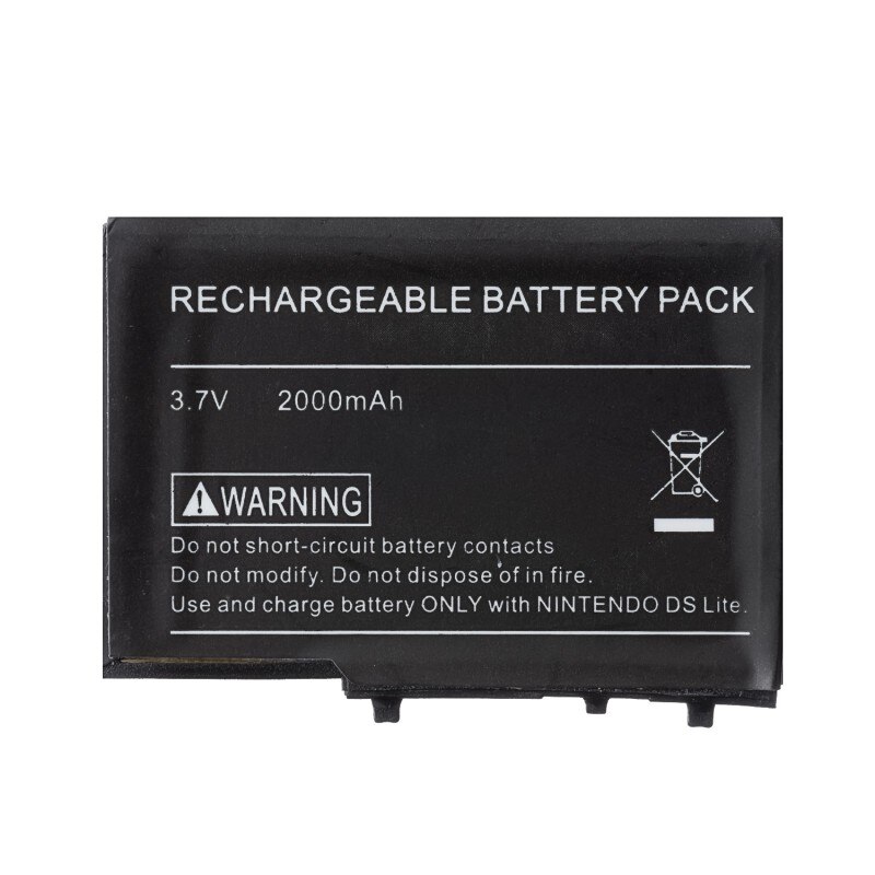 3.7V Oplaadbare Lithium-Ion Batterij Vervanging Tool Pack Met Mini Schroevendraaier Voor Nintendo Ds Lite Ndsl