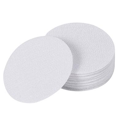 10 stk/parti 60mm selvklebende prikker anti-skli-klistremerker for laken sofa matte teppe anti-skli matte pads: Hvit runde