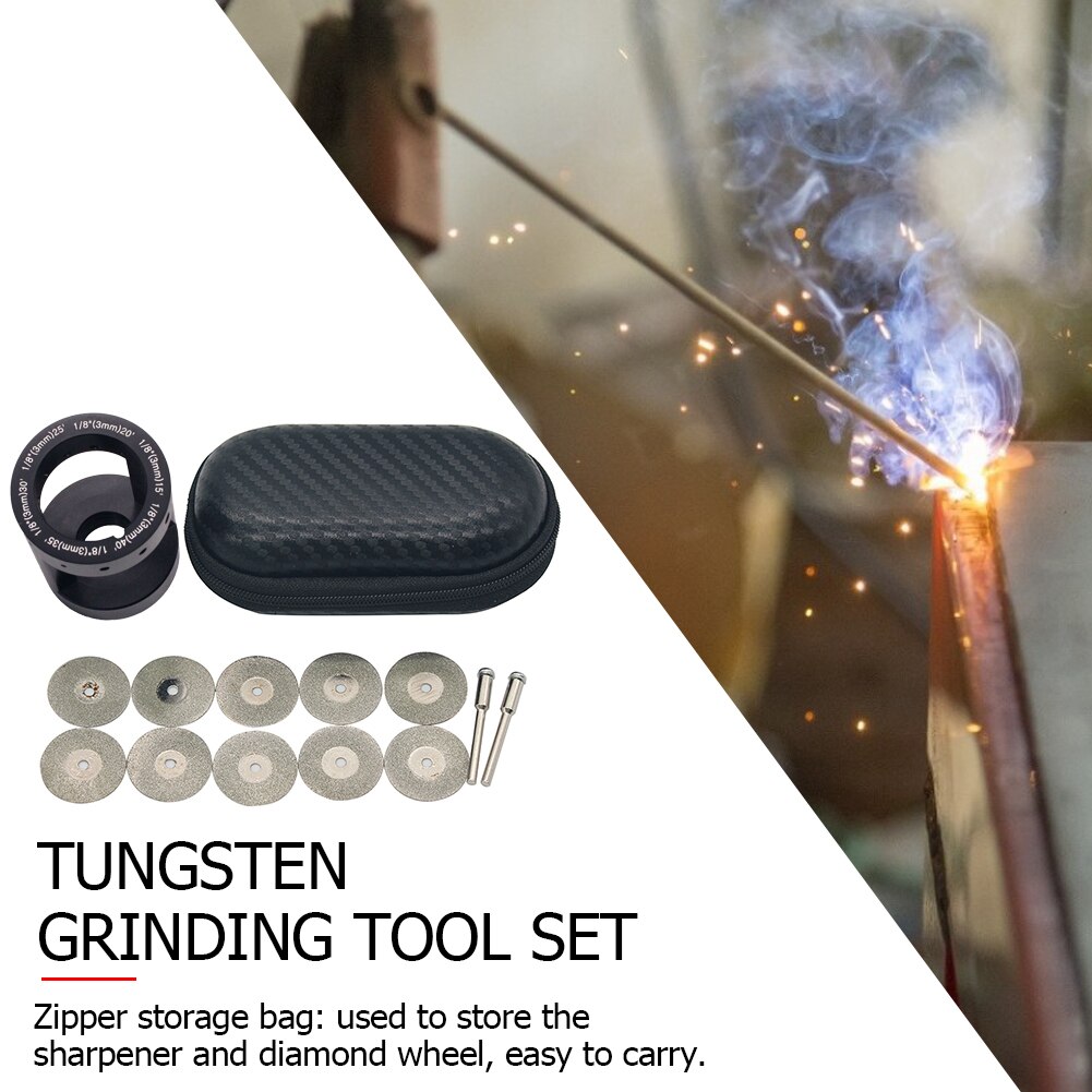 Tungsten Electrode Sharpener Sharpen Tool Set Tungsten Needles Welding Rods Needles Grinder Aluminum Electrodes Sharpen Tool