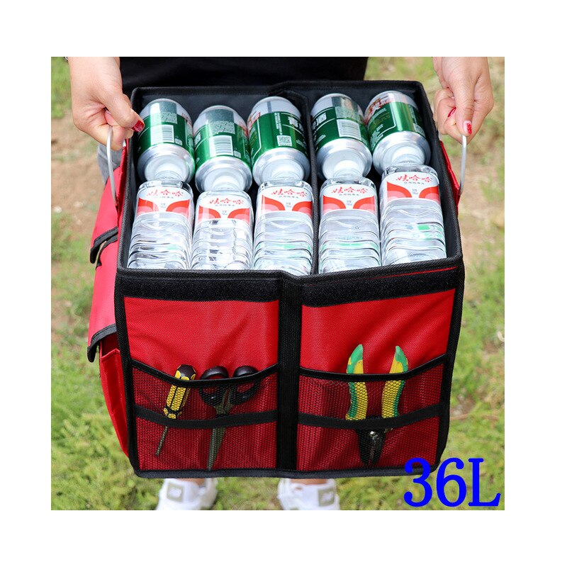 Car storage box car organizer bag trunk folding Multi-function home storage box Car backup storage box Trunk box bag