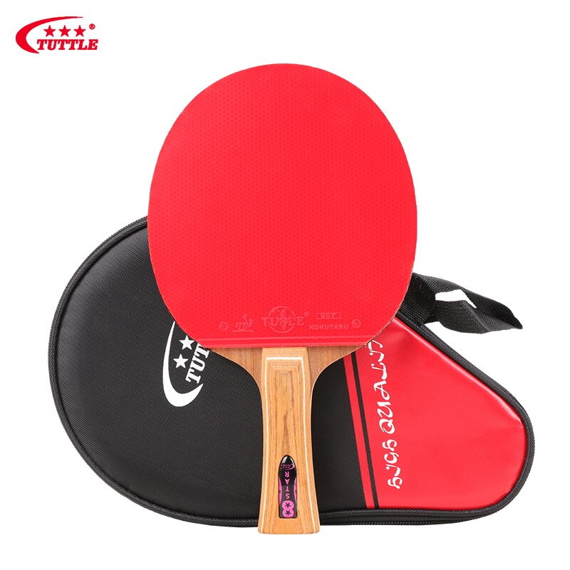 Tuttle 8 Ster Tafeltennis Racket Professionele Ping Pong Bat Palissander Pingpong Blade Met Hoge Kleverige Rubber