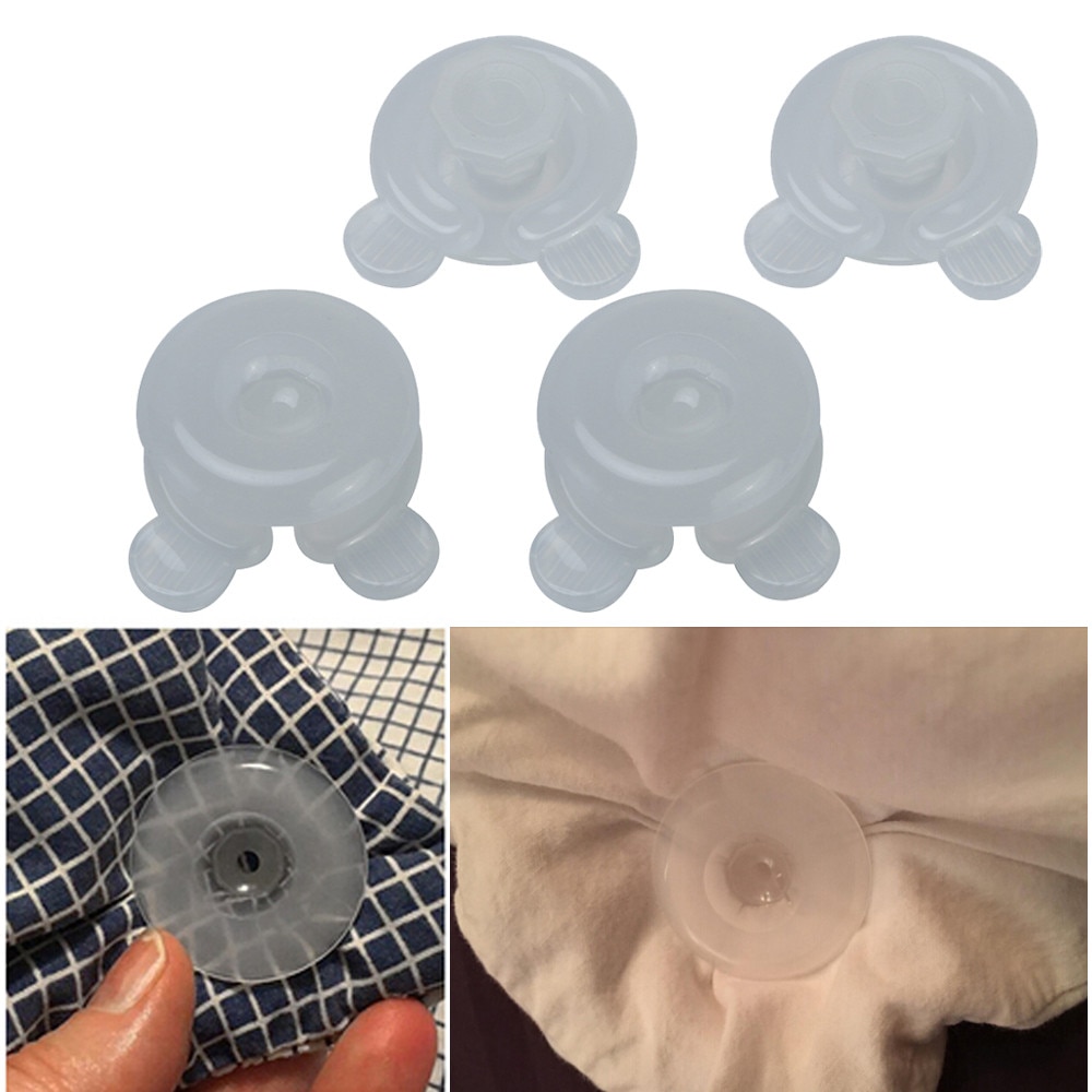 Pince de couette 4 pièces | Couvertures, couette de lit, couette, porte-donuts pincettes pinces Clam, housse de couette Clips vêtements Pegs