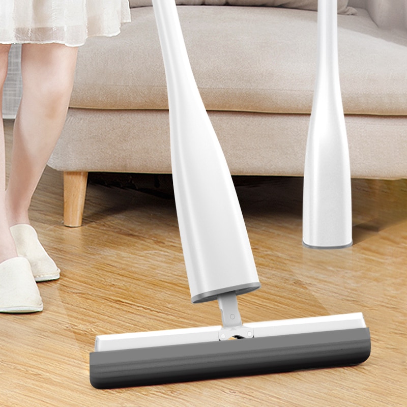 Nyeste svamp moppe gulv rengøring moppe folde absorberende klem vand lim bomuld pva moppe husholdnings rengøringsværktøj