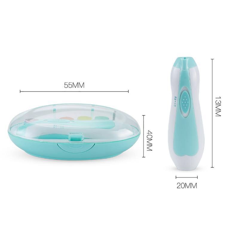 Electric Nail Clipper Baby Nail Trimmer Safe Cutter Manicure Pedicure Clipper Cutter Scissors Kids Infant Nail Care 1