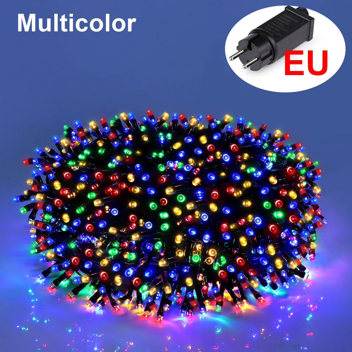 328FT-33FT LED String Christmas Light 100-1000 Lights Outdoor Waterproof Fairy Garland Lights Party Halloween Decorations Lights: ROSE / 16-20W
