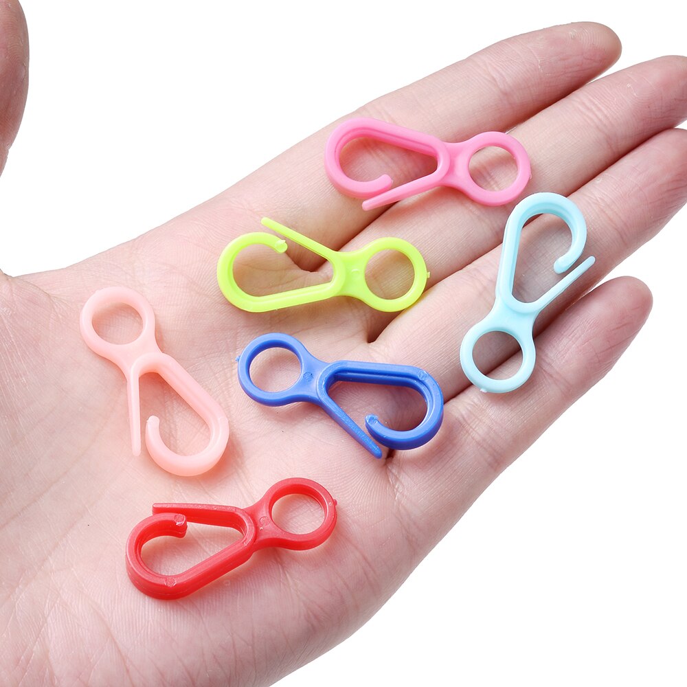 Crochet de fermoir à homard en plastique coloré, 30 pièces, 13x33mm, connecteur d&#39;extrémité acrylique pour bricolage, couture, sac de bagages, porte-clés, jouets, crochets de poupée