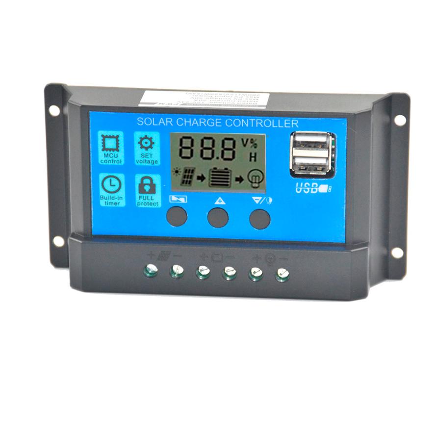 Solpanelsregulator laddkontroll usb 20a 12v-24v +  anderson pluggar 18 apr 19 f
