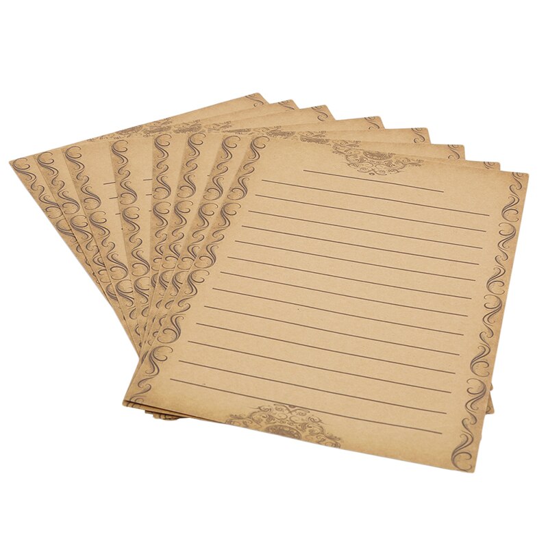 Office Envelope Letter Paper European Country Style Vintage Message Writing Love Paper Letter Set School Stationery Supply: style4