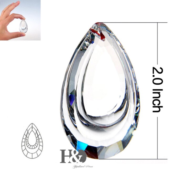 Suncatcher Opknoping Sector Crystal Rainbow Prisma Feng Shui Hangers Lamp Kristal Accessoires Deur Venster Tuin Ornamenten 1Pc: 9