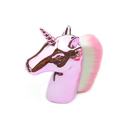 Unicorn Nail Dust Brush Colorful Remove Manicure Dust Brush Accessories: pink