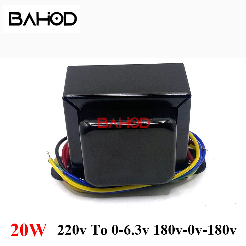 BAHOD 20w Doppio trasformatore di potenza 180v 6,3v per preamplificatore valvolare 6n1 6n2 6n3