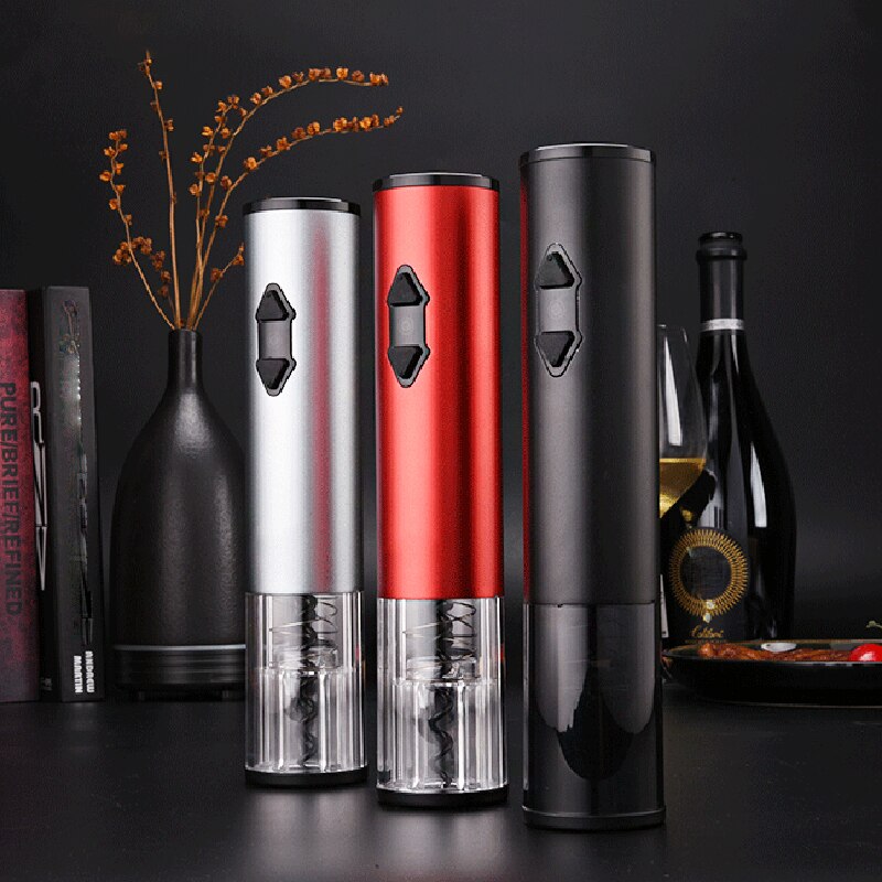 Ouvre-bouteille de vin électrique automatique avec coupe-papier Portable tire-bouchon ménage facile à utiliser ouvre-bouteille outil de cuisine