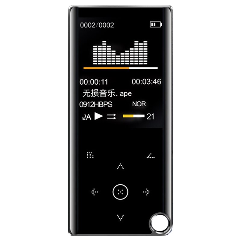 Mp4 musikspelare 2.4 tum presssn bärbar bluetooth multifunktion inkopplingsbar kortspelare  mp3 500 mah: Default Title