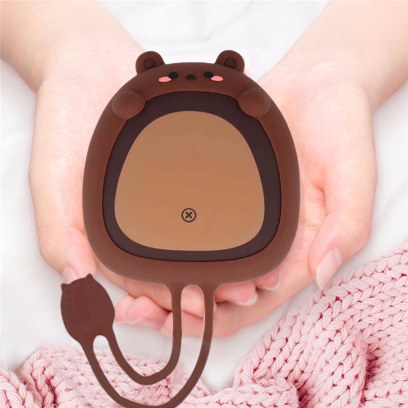 Tier Form Hand Wärmer Tragbare Winter Mini Nette Warme hand Wärmer Warm Schatz USB Aufladbare 40OCT25