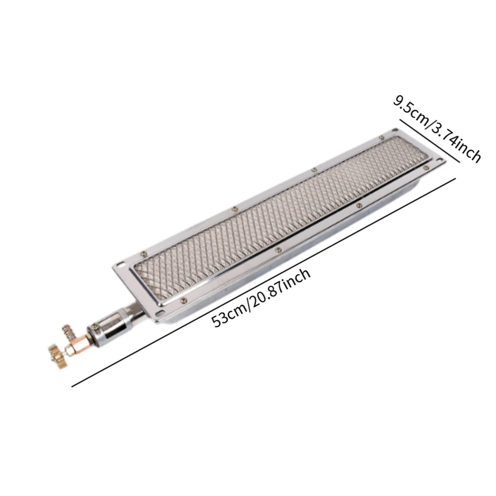 Bruciatore a infrarossi per barbecue fai da te per barbecue Stufe a griglia Riscaldatore a infrarossi Parti del bruciatore a gas Attrezzature di riscaldamento di ricambio per la cucina domestica: Radura