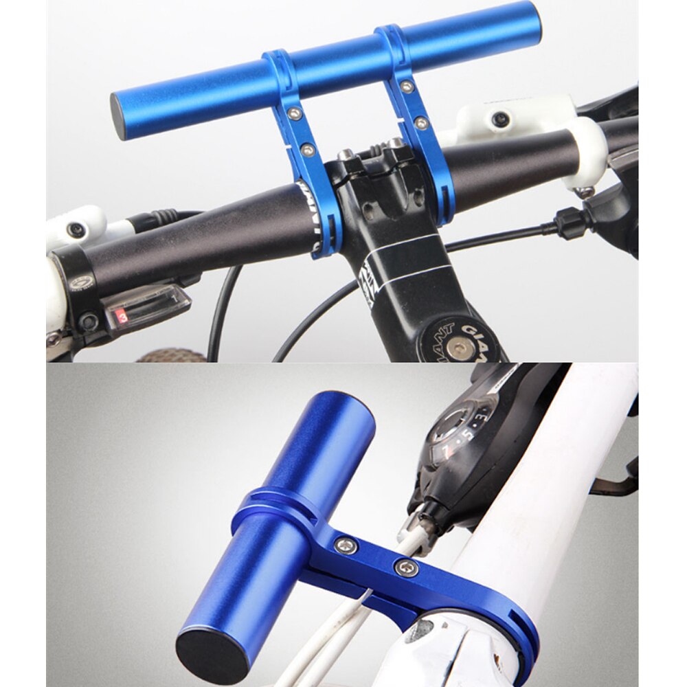 10cm Bike Handlebar Extender Extension Carbon Fiber Bracket Aluminum Clamp For Bicycle Speedometer Headlight Light Lamp Holder