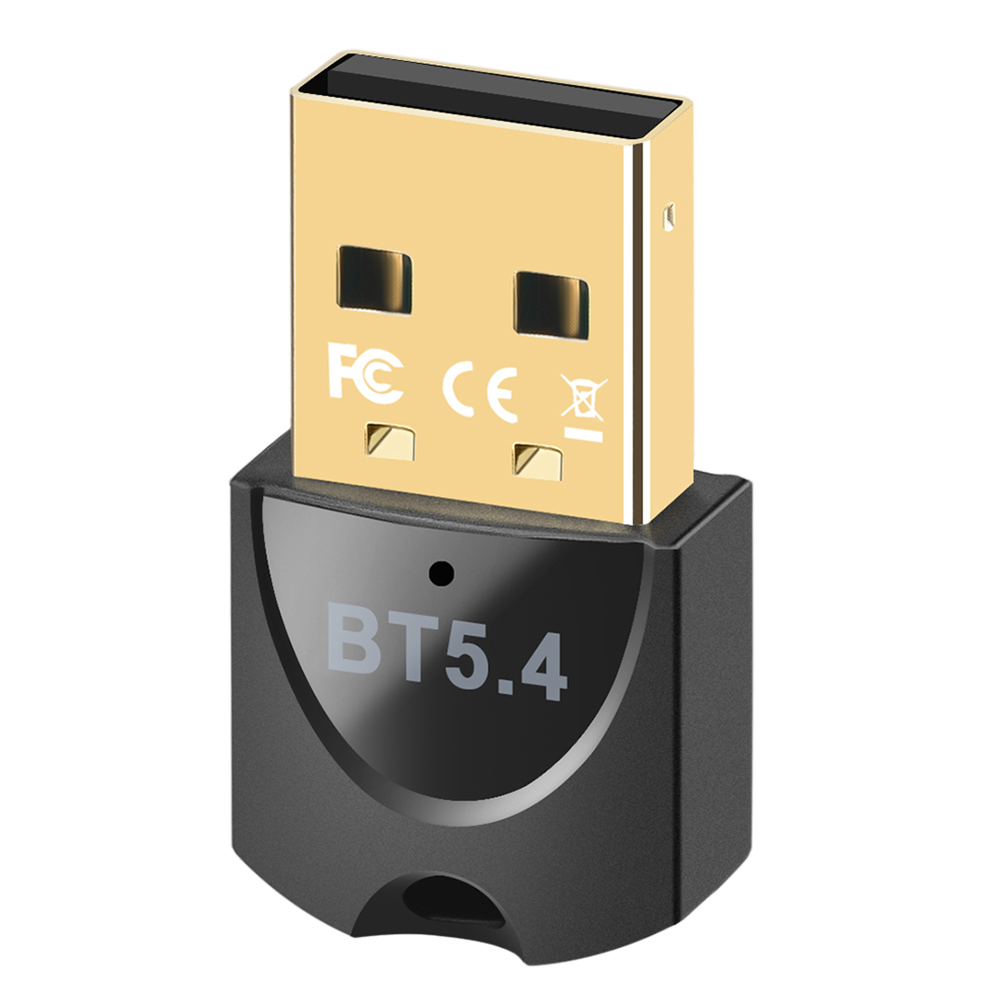 USB Wireless Bluetooth Adapter Transmitter Bluetooth 5.4/5.3 Mini Dongle Adapter Music Audio Receiver for PC Mouse Keyborad: WHITE