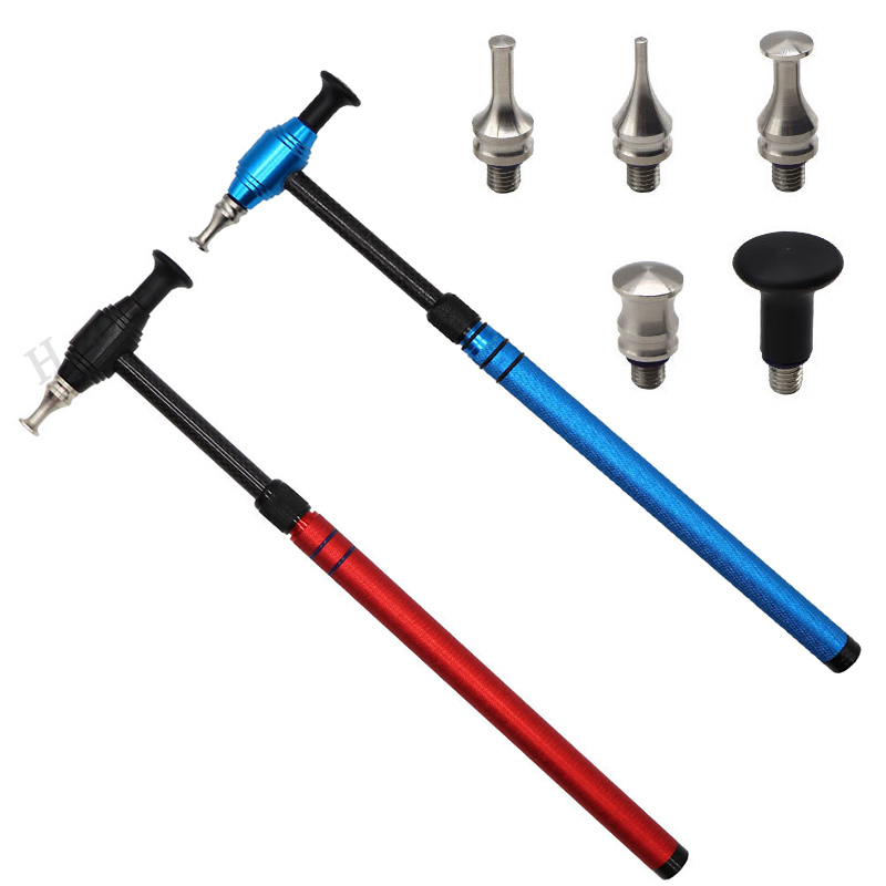 Car Dent Repair Hammer No Trace Shaping Body Sheet Metal Dent Repair Striking Hammer Leveling Tool Adjustable Length Hammer
