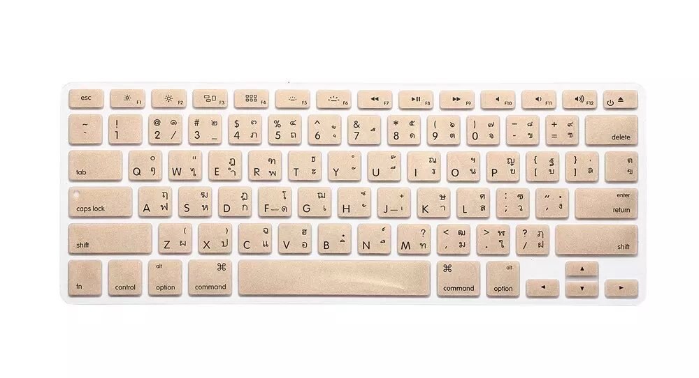Thai us keyboard cover skin til macbook air 13 15 pro retina 13.3 15.4 thailand keyboard protector til apple mac book keyboard