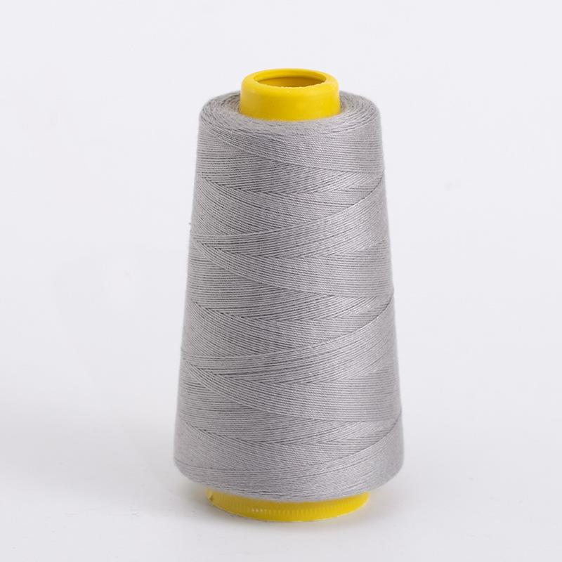 Hilo de coser grueso 203 de tela vaquera, hilo de coser de poliéster de Color, máquina de coser, costura doméstica, accesorios hechos a mano DIY: Blanco