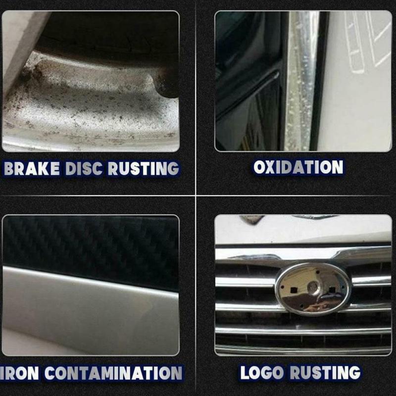 Multi-Purpose Rust Inhibitor Vehicle Chrome Rust Remover Derusting Spray Car Maintenance Cleaning Rust Remover Wash Accessories