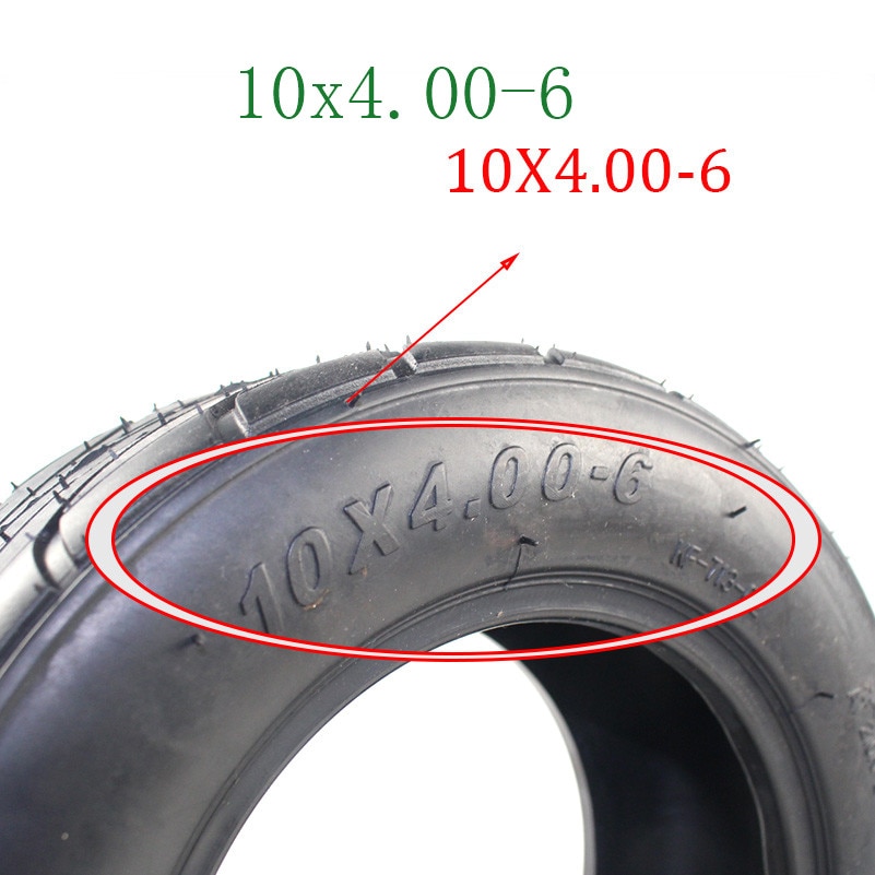 Ne ATV Motorcycle Bike 10X4.00-6 Snow Plow Tires 10*4.00-6 Beach Tire Vacuum 4 Wheels Vehicle Tyre