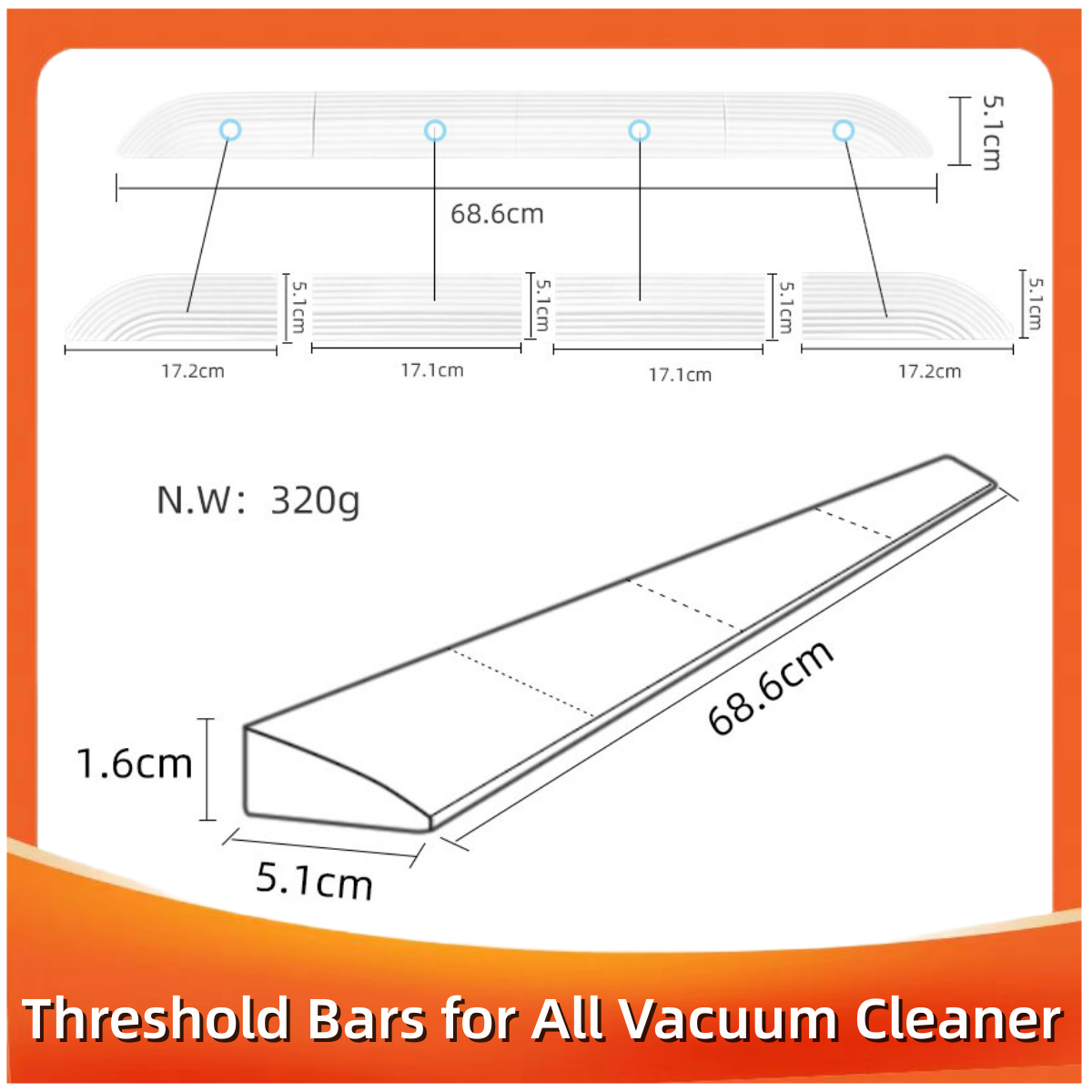 Threshold Bars Step Ramp Climbing Mat For Xiaomi Roborock iRobot Roomba ILIFE Ecovacs Deebot Robot Vacuum Sweeper Parts